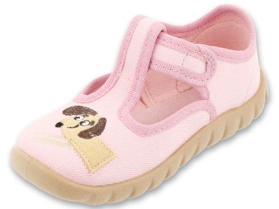 Befado Flexi B-soft System 627P012 Бебешки пантофки, Розови