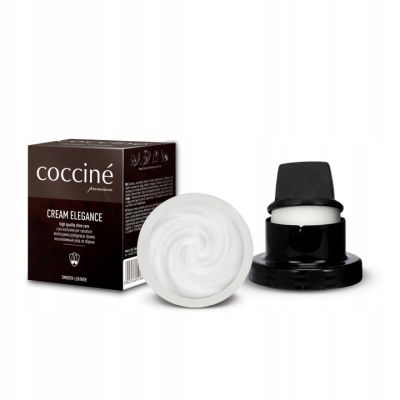  Coccinè Cream Elegance Восъчна крем-боя за обувки и кожени изделия, Бяла