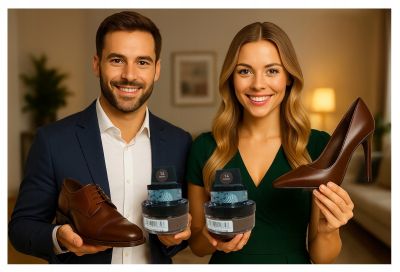  Coccinè Nano Vax Тъмнокафява Крем-боя с наночастици за кожени изделия, 50 ml 