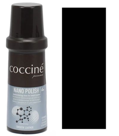  Coccinè Nano Polish Течна гланц-боя за гладка кожа, Черна