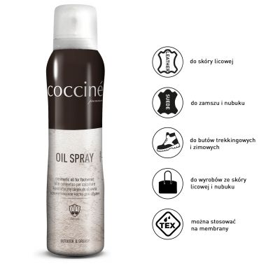 Coccinè Oil Spray - Tечна вакса за обувки и кожени изделия