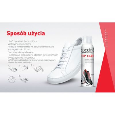  Coccinè Top Care - Универсален спрей за маратонки, 150 ml 
