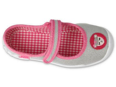 Детски балерини с каишка Befado Blanca 114X501, Сиви