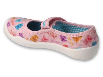 Детски текстилни пантофки Befado 114X542 – розови с мечета