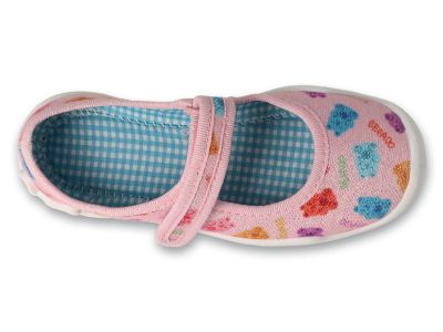 Детски текстилни пантофки Befado 114X542 – розови с мечета