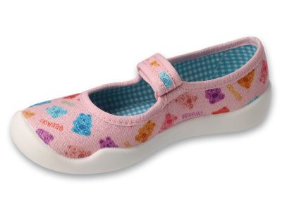 Детски текстилни пантофки Befado 114X542 – розови с мечета
