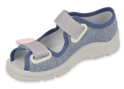 Befado Max 969X167 Детски текстилни сандали, Сини 