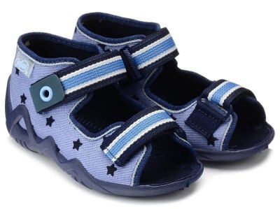 Befado Snake 250P079 Бебешки текстилни сандали, Сини 