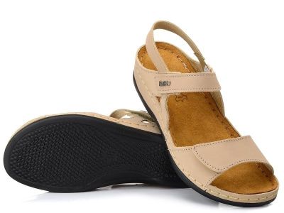 Дамски ортопедични сандали Inblu 158D102, Бежови