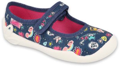 Befado Blanca 114Y482 - Детски текстилни балерини с кожена стелка