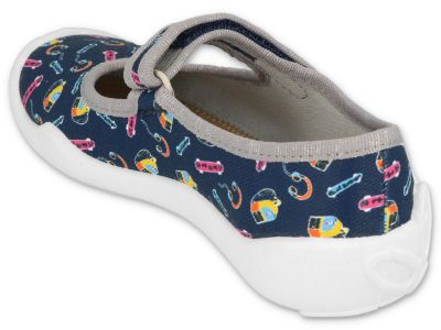 Befado Blanca 114Y502 - Детски текстилни балерини с кожена стелка