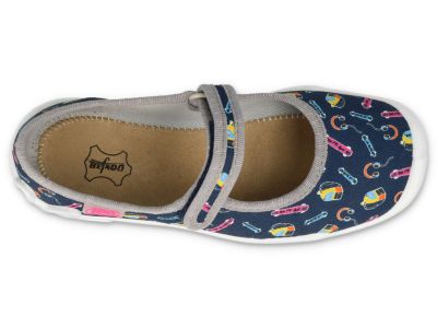 Befado Blanca 114Y502 - Детски текстилни балерини с кожена стелка