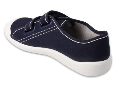 Befado Tim 124Q005 Текстилни гуменки с лепки, тъмносини