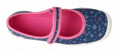 Befado 114X517 Детски текстилни пантофки, сини