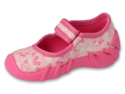  Befado Speedy 109N264 Бебешки текстилни балерини, Розови