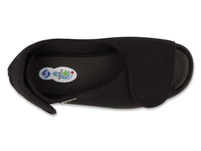 Dr Orto 542D002 Дамски ортопедични обувки за отекъл крак, Черни
