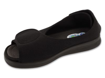 Dr Orto 542D002 Дамски ортопедични обувки за отекъл крак, Черни