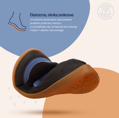 Детски боси обувки Befado Casual 004XY003, Сини