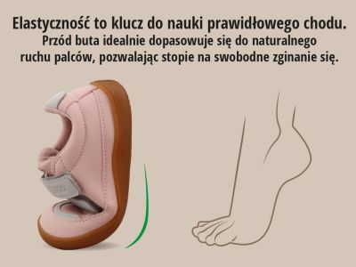 Детски боси обувки Befado Casual 004XY001, Розови