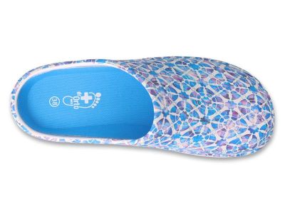 Ортопедично сабо с подвижна стелка Dr Orto Med 154D106, Бяло със синьо