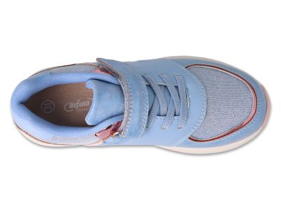 Анатомични детски сникърси с кожена стелка Befado Star 514X010, Светлосини