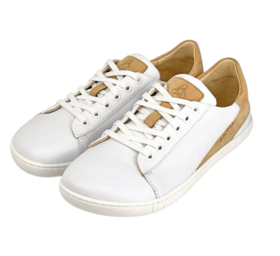 Боси сникърси Antal Barefoot Magnifique - бeли с бежово