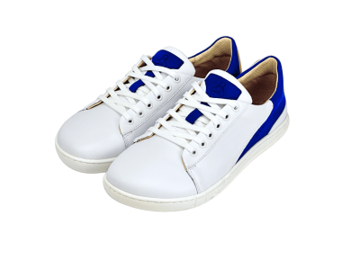 Боси сникърси Antal Barefoot Magnifique - бели с фуксия