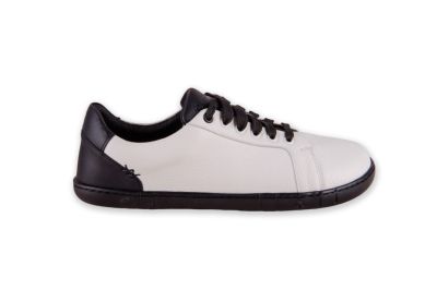 Боси сникърси Antal Barefoot Camino - бели с черно