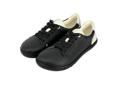 Боси сникърси Antal Barefoot Camino - черно с бяло 