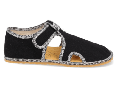 Детски боси пантофи Antal Rascal Basic Black