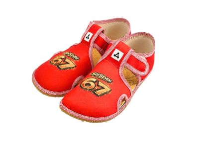 Детски боси пантофи Antal Rascal Six-Seven Red