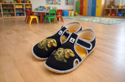 Детски боси пантофи Antal Rascal Mech-Rex