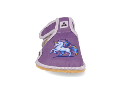 Детски боси пантофи Antal Rascal Unicorn Violet