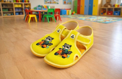 Детски боси пантофи Antal Rascal Raccoon