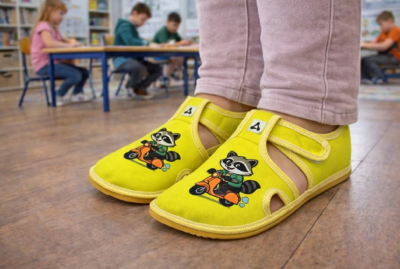 Детски боси пантофи Antal Rascal Raccoon