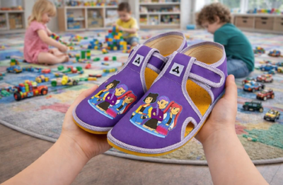 Детски боси пантофи Antal Rascal K-pop Violet
