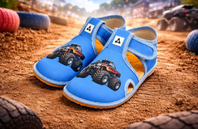 Детски боси пантофи Antal Rascal Monster-Truck 
