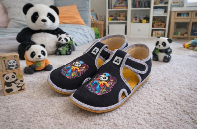 Детски боси пантофи Antal Rascal Panda