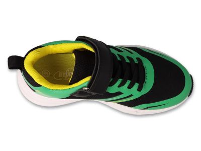 Анатомични детски сникърси  за момче Befado 516XY382, Черни със зелено