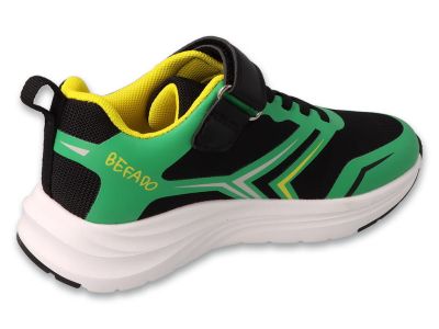 Анатомични детски сникърси  за момче Befado 516XY382, Черни със зелено