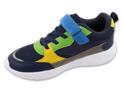 Анатомични детски сникърси Befado Skip 516X444, Сини със зелено