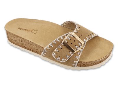 Дамски ортопедични чехли Befado Home&Go, Бежови