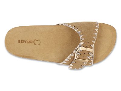 Дамски ортопедични чехли Befado Home&Go, Бежови