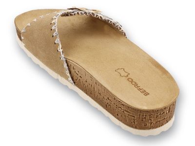 Дамски ортопедични чехли Befado Home&Go, Бежови