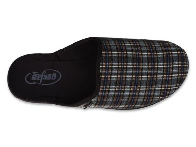 Мъжки домашни чехли Befado Leon 548M040, Сиво каре