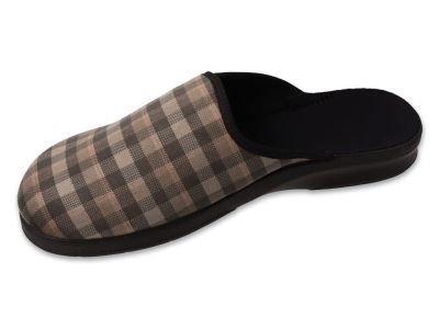 Мъжки домашни чехли Befado Leon 548M048, Бежово каре