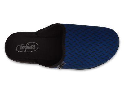 Мъжки домашни чехли Befado Leon 548M046, Син рипс