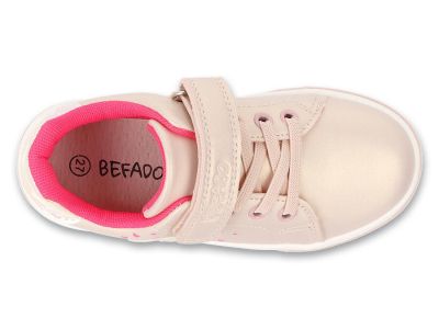 Анатомични маратонки с кожена стелка Befado Heartsy 514X497, Златисти