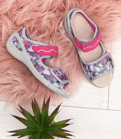 Befado Sunny 433X029 Ортопедични сандали с кожена стелка, Лилави