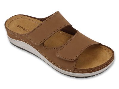 Дамски ортопедични чехли Befado Home & Go 158D305, Кафяви
